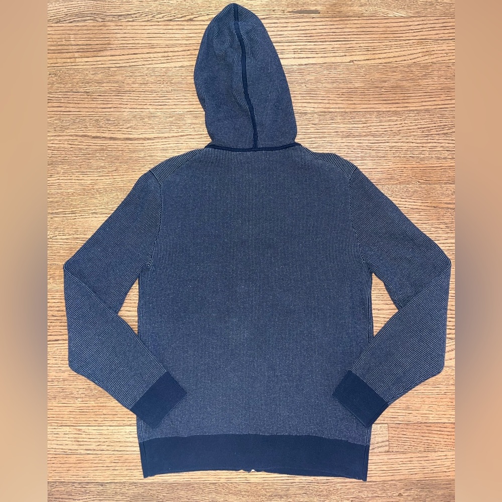 Banana Republic Navy Full-Zip Sweater - Picture 2 of 2